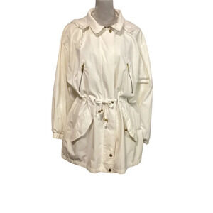 PAO jacket womens SZ L/XL windbreaker hood causal beachy
